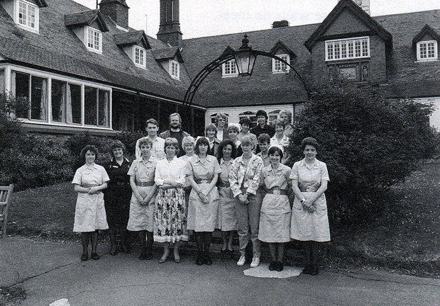 Picture of Frank James Hospital with some of its staff