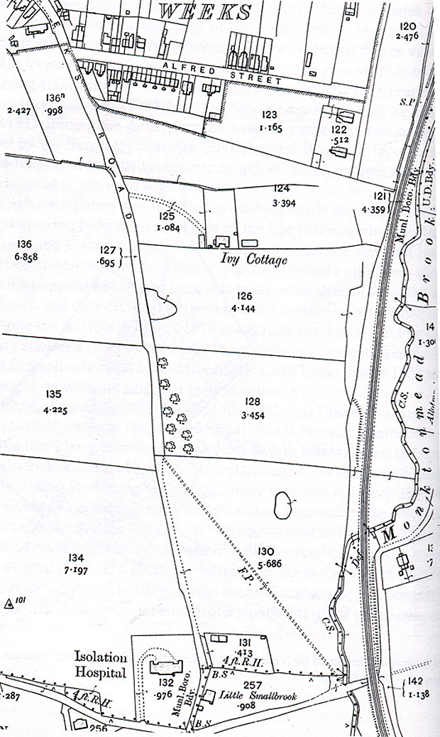 Map of the Ryde Isolation Hospital