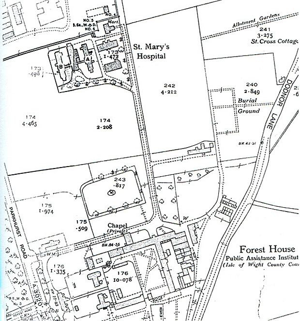 Map of the House of Industry