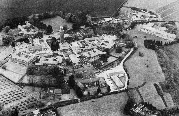 Picture of an aerial view of Whitecroft Hospital