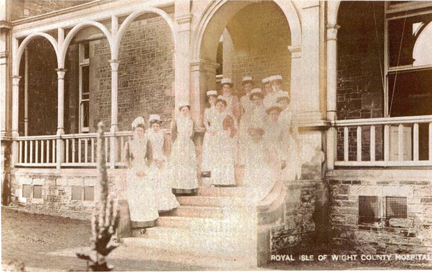 Picture of Nursing staff - Royal Isle of Wight County Hospital, c1900