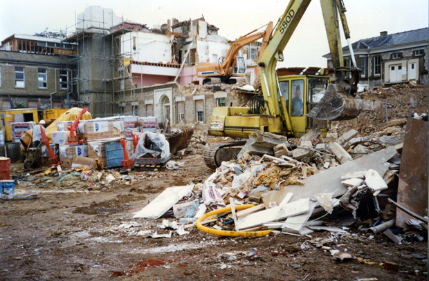 Picture of Demoltion of Ryde Hospital July 1961