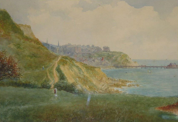 Picture of Watercolour of Ventnor from Flowersbrook’ by William Wells Quatermain circa 1860.