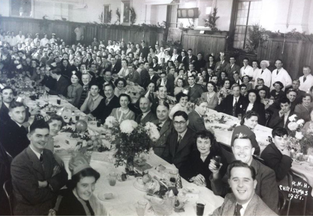 Picture of Christmas Dinner. 1951. RNVH.