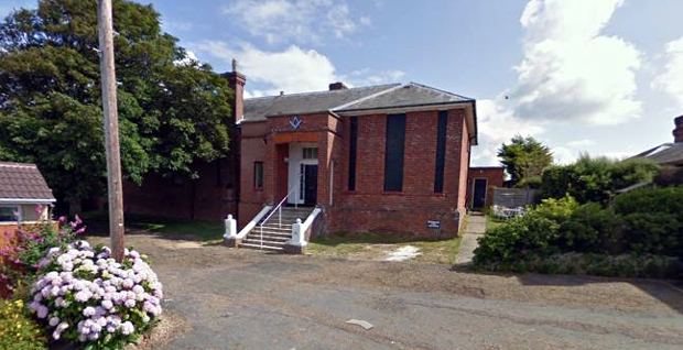 Picture of the new Golden Hill Fort Hospital built in 1897