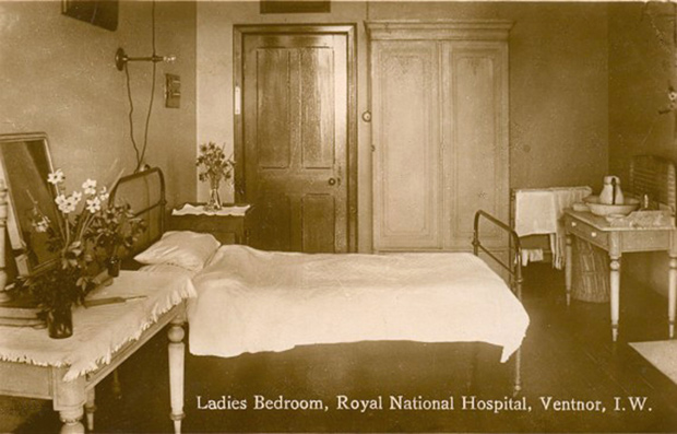 Picture of ladies bedroom Royal National Hospital, Ventnor